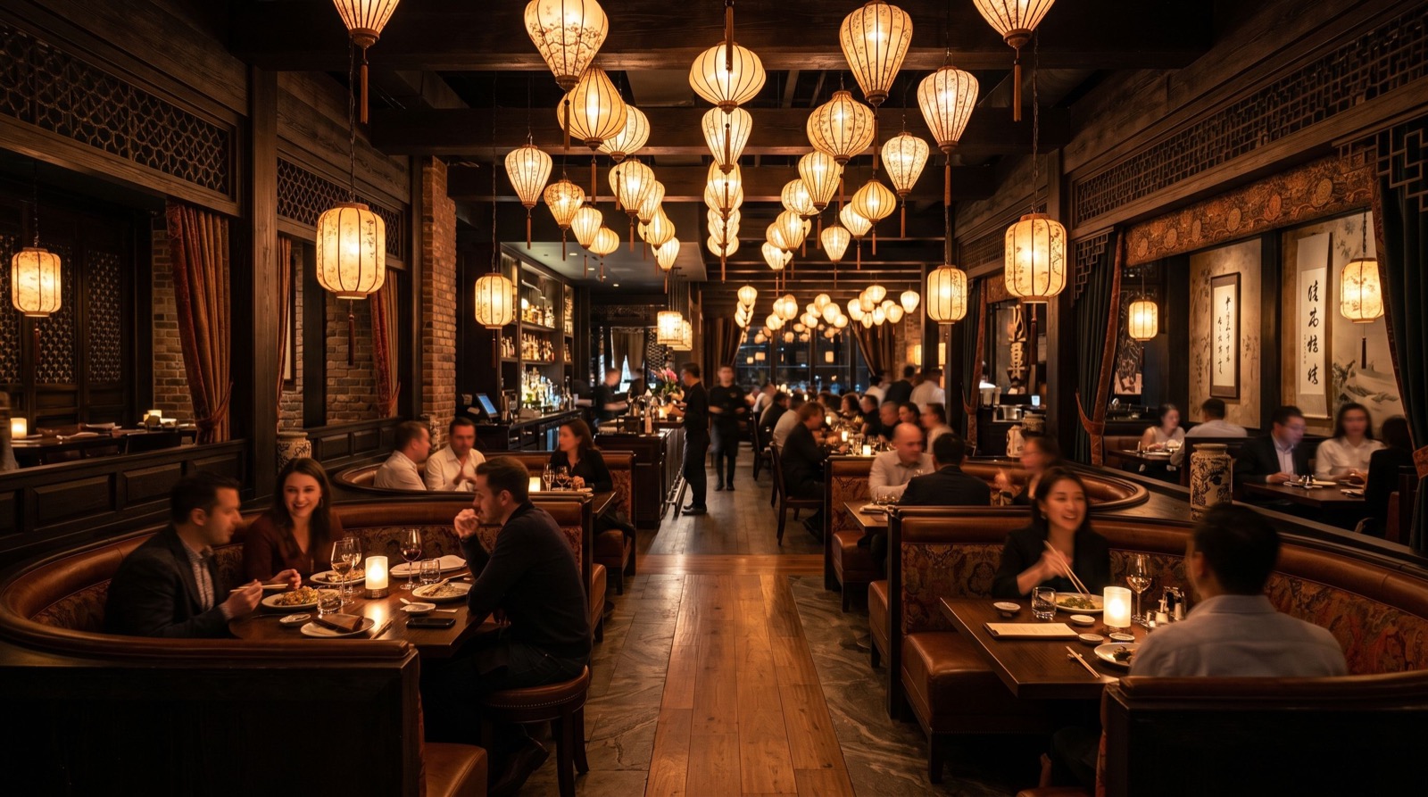 Bold, colorful dishes at an adventurous restaurant